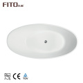 Modern Acrylic BathTub And Solid Oval Surface Freestanding Bathtub